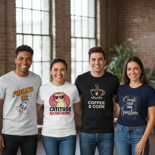 Custom Gildan 5000 T-Shirt – 3 Print Area