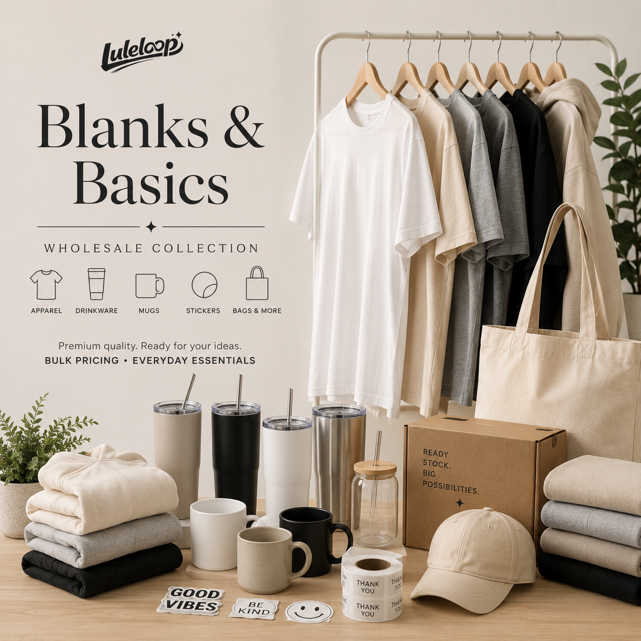 LULELOOP Blanks & Basics — Wholesale