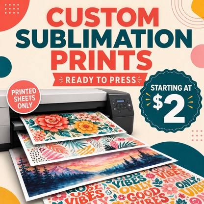 Custom Sublimation Prints – Ready to Press