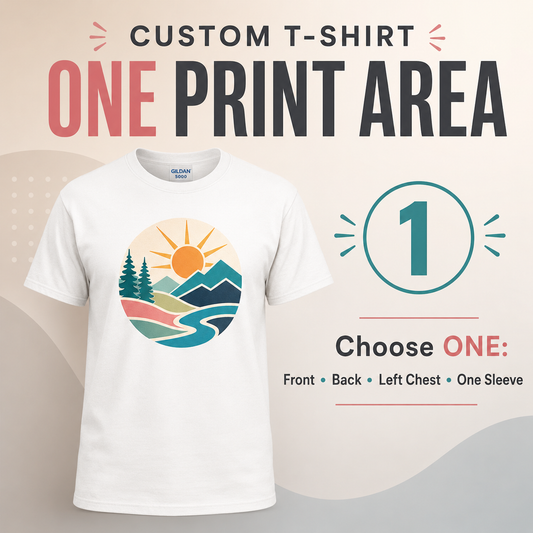 Camiseta personalizada | Algodón grueso y suave | Impresión de alta definición