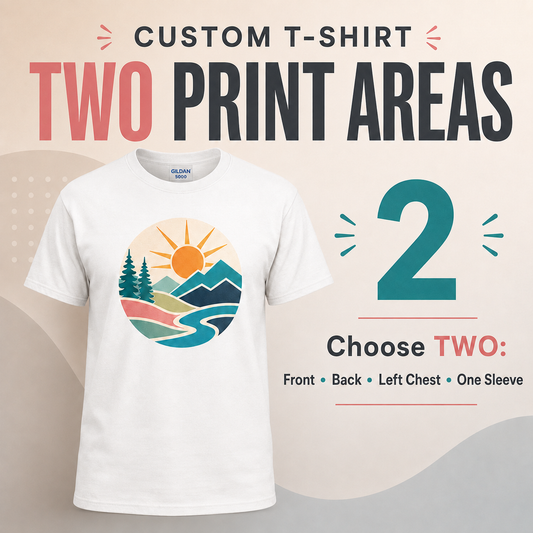 Camiseta personalizada | Algodón grueso y suave | Impresión de alta definición