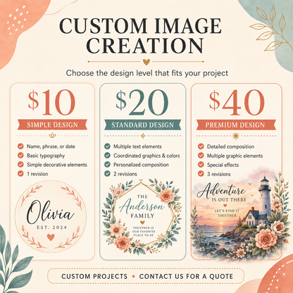 Custom Image Creation & Print-Ready Design Service