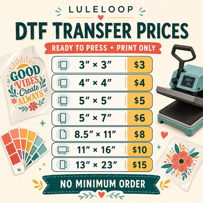 Custom DTF Transfers – Ready to Press
