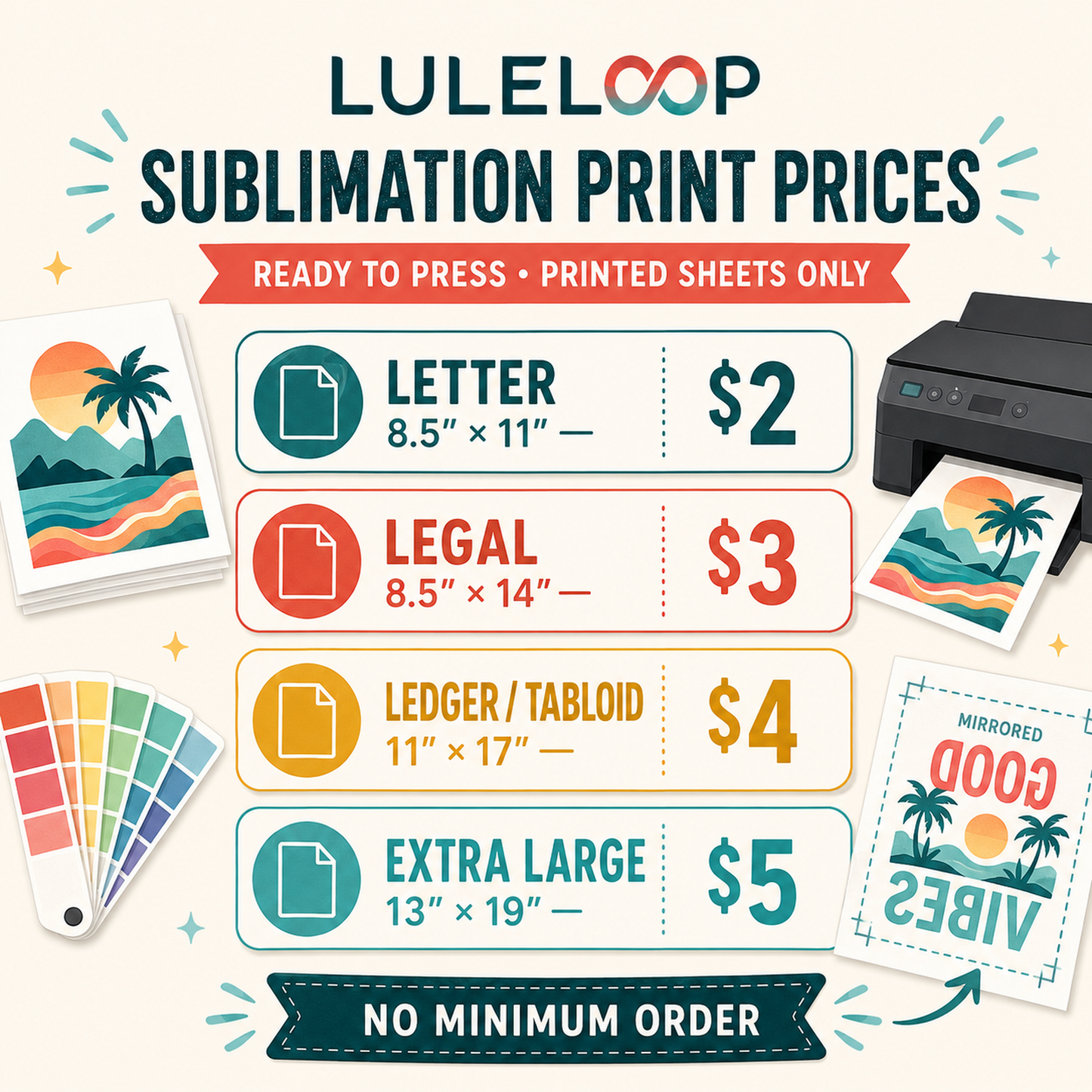 Custom Sublimation Prints – Ready to Press