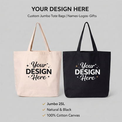 Custom Tote Bag – Personalized Canvas Bag for Everyday Use